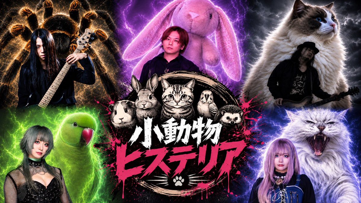 futabadiana's tweet photo. 8月21日のガオフェスは双葉名義から変更いたしまして！
小動物ヒステリア名義のセッションバンドで出演いたします！！

衝動性が小動物へ…

和釜まことさんとツインボーカルさせていただきます！！🦜💚
よろしくお願いします！

🦜2026年8月21日（金）🐈
Meny Da Familliar主催
夏海生誕 ガオフェス2026(｢･ω･)｢ｶﾞｵｰ 

会場　初台DOORS

チケット代
前売3000円＋D 当日3500円＋D

Tiget予約
https://t.co/spXabAYXvZ