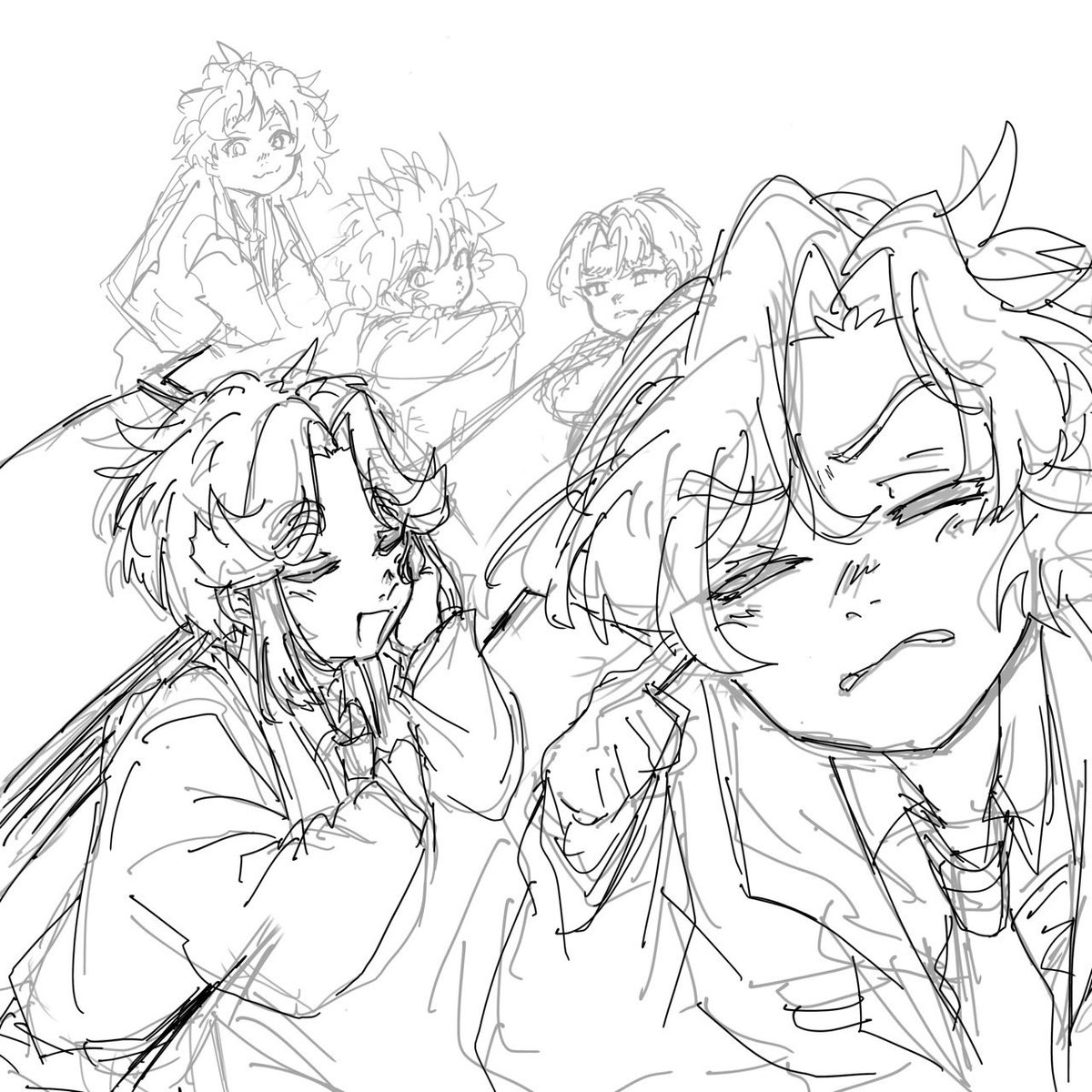 moru_simegi's tweet photo. 私にこの構図は早すぎた…
ほんと奥行きつけたり背景描くの苦手すぎ https://t.co/YdTmLuYutV