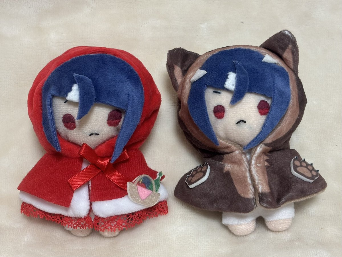 rumemochi's tweet photo. 赤ずきんスタとオオカミ邪スタ https://t.co/V53LHtowoJ