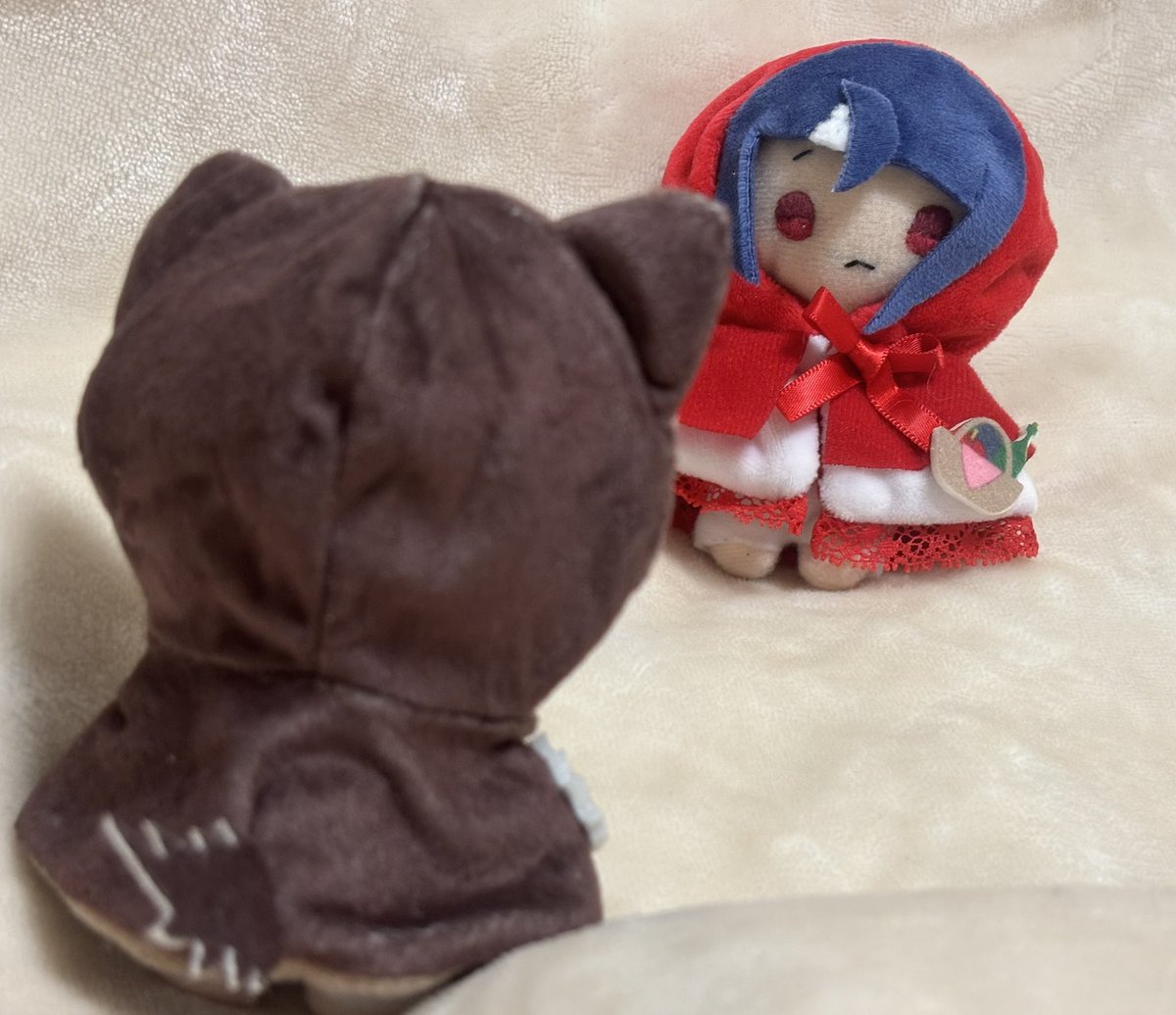 rumemochi's tweet photo. 赤ずきんスタとオオカミ邪スタ https://t.co/V53LHtowoJ