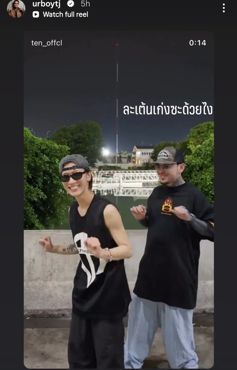 ParichatMM_'s tweet photo. เพิ่งเห็นพี่เต๋ามารีโพสที่เต้นกับเตนล์ เอ็นดูอ่ะ 555555555555 https://t.co/brHwSEF4J2