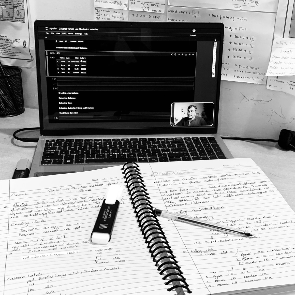 imohammadayan's tweet photo. Completed Python &amp; NumPy ✅

Now starting Pandas and excited to learn DataFrames and work with real-world data.

Slowly building the skills needed for AI &amp; ML.

On to the next chapter. 🚀

#Python #NumPy #Pandas #AI #MachineLearning https://t.co/saDASAEhFS