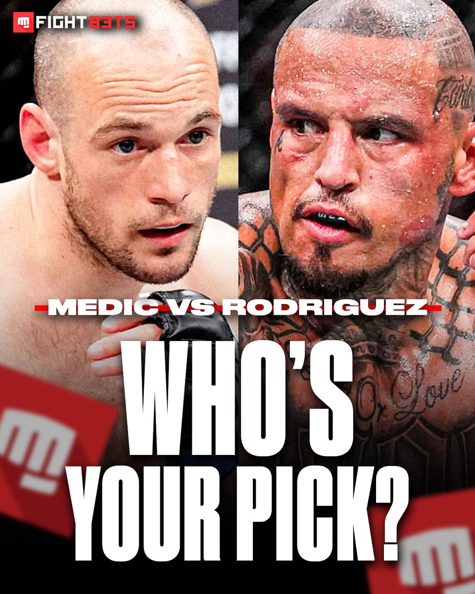 FIGHTBETScom's tweet photo. 🇷🇸 Apparently Serbia can't save him... we'll find out Saturday. 😅

#UFC #Medic #Rodriguez #FIGHTBETS https://t.co/wdONwDVId4