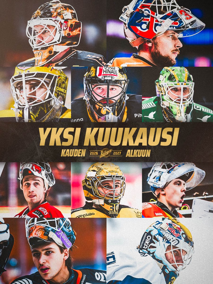 smliiga's tweet photo. Vielä kuukausi odotusta 👀⏳

➡️ Otteluohjelma: https://t.co/mQUlzx9IO6

#Liiga https://t.co/8n16CaJU9x