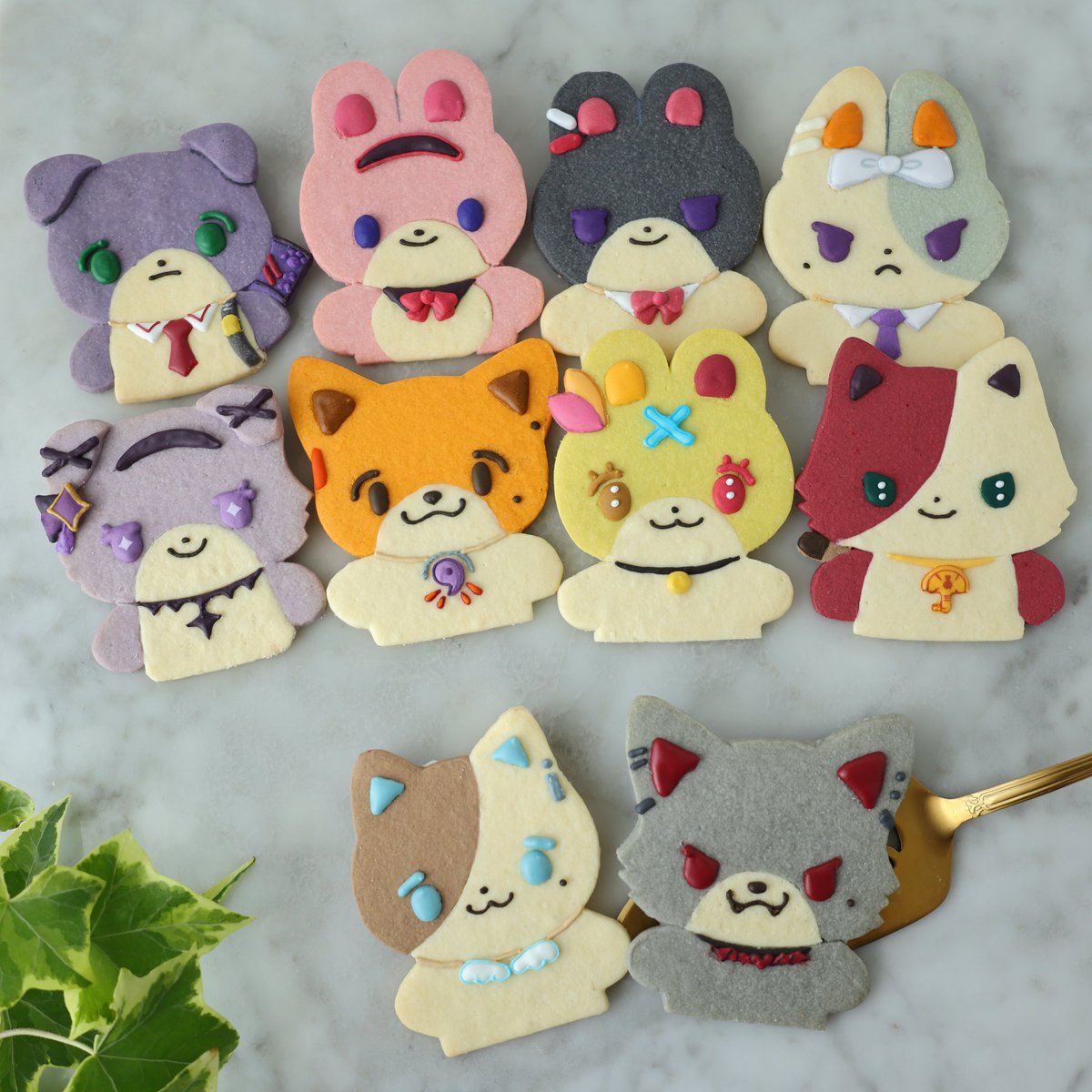 asami_kamioka's tweet photo. にじたうんのクッキー作りました🍪
#にじたうんあーと https://t.co/cFXOVi4o9w