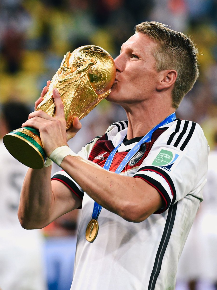 FIFAWorldCup's tweet photo. From breakout star in 2006 to a #FIFAWorldCup Champion in 2014...

Bastian Schweinsteiger 🇩🇪🏆 https://t.co/a7qQGFxYLQ