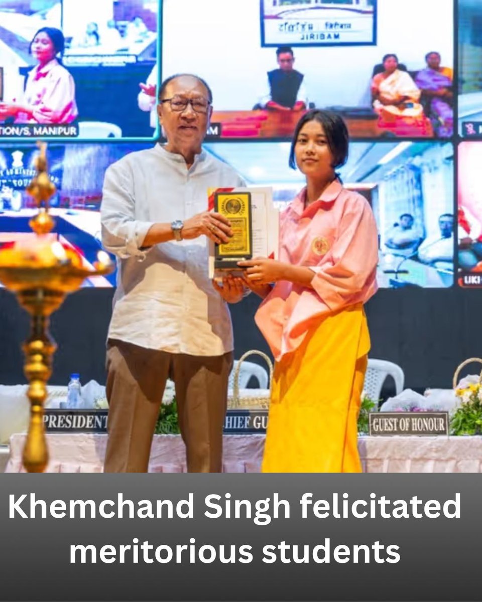 manipurnew17422's tweet photo. Khemchand Singh felicitated meritorious students from government schools.
#meritoriousstudents #KhemchandSingh #manipur https://t.co/UmJmnXQiqC