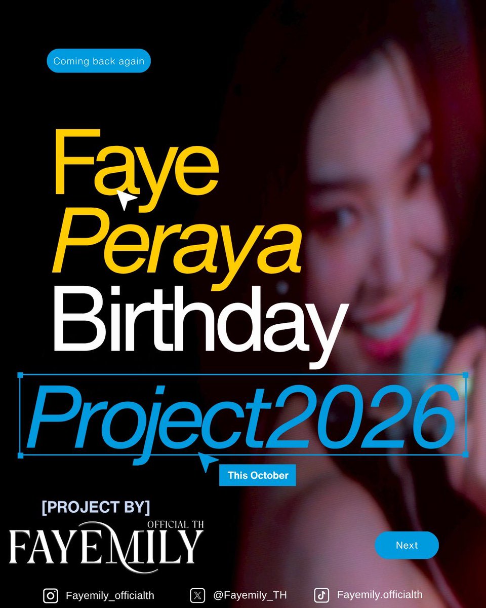 Fayemily_TH's tweet photo. 🎂 Donation Update for Faye’s Birthday Project 🎂

🗓️ 1 สิงหาคม 2569
💸 ยอดล่าสุด 23,552.6 บาท

🗓️ 1 August 2026
💸 Last update: 23,552.6 THB

✨ รายละเอียดโปรเจกต์ดังนี้
🎯 เป้าหมายที่ 1 Backdrop Project เงินสด 1,000,000 บาท หรือมอบตามยอดโดเนทที่ได้รับ
🎯 เป้าหมายที่ 2 Birthday Café Project 40,000 บาท

✨ Project Details
🎯 Goal 1: Backdrop Project — A cash budget of 1,000,000 THB, or the project scope will be adjusted based on the total donations received.
🎯 Goal 2: Birthday Café Project — 40,000 THB

💰สำหรับไทยแฟน 
ธนาคาร : กสิกรไทย (KBANK)
เลขบัญชี : 229-1-49767-8
ชื่อบัญชี : ปิยกานต์ ทวีโต และ ศศิพิมล อภินัยประเสริฐ

💳 For Inter fans
Paypal: fayeperayaoffcialfan@gmail.com

Wise: Email : nam.pannipaa@gmail.com 
Full Name : Pannipa Boonganon
Bank Name : Kasikorn Bank 
Account Number : 045-815-019-2 
Country : Chonburi, Thailand 
Address : 238/13 Moo 1 Nongprue Banglamung 
Postcode : 20150

** For international fans, please specify the purpose of your transfer. 

⏰ สะสมยอดโดเนทตั้งแต่วันนี้ - 5 ตุลาคม 2569
⏰ Donation period: From today until October 5, 2026.

📃หมายเหตุ : เมื่อถึงวันที่สิ้นสุดการโดเนท เราจะยึดตามยอดจริง ทางบ้านจะพิจารณาทำโปรเจกต์ตามความเหมาะสม

** หลังจบโปรเจกต์ ทางบ้านจะทำ AW สรุปชี้แจงรายละเอียดให้ทราบอีกครั้งนะคะ**

ขอบคุณทุกคนมากๆ สำหรับทุกยอดโดเนทที่สนับสนุนด้วยนะคะ พลังซัพพอร์ตที่แสนยิ่งใหญ่ 💛🌻

📃Note: At the end of the donation period, we will use the actual amount of donations received and determine the scope of the project accordingly.

** After the project ends, a detailed summary and clarification will be provided by the fanbase.

Thank you all so much for your generous support. 💛🌻

#FayePeraya #ฝ้ายพีรญา 
#Fayemilyofficialth #Fayemily