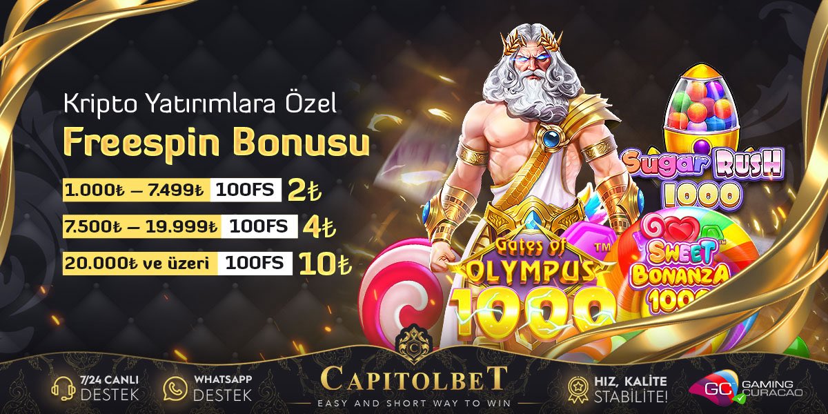 CapitolSociaal's tweet photo. 🏆 #CapitolBet'te Bonusların Sonu Gelmiyor‼️

✨ Kripto Yatırımlara Özel Freespin Bonusu 📢

➡️1.000₺ - 7.499₺ yatırıma 100 Freespin (2₺)
➡️7.500₺ - 19.999₺ yatırıma 100 Freespin (4₺)
➡️20.000₺ ve üzeri yatırıma 100 Freespin (10₺)

🎯 https://t.co/s6OzQncsMs👊 https://t.co/dgUPDr4f69