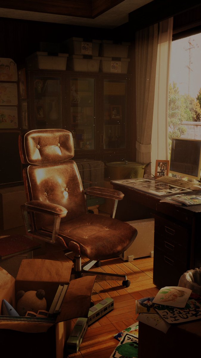 yama3dcg's tweet photo. 【3ヶ月課題】
タイトル：Memories From The Big Chair
最終提出版です。未経験で入学して初めてCG作品を作り上げることができました
自分の実力不足やマネジメント不足など、多くの反省点を残す結果とはなりました
詳細は下記にて

#maya #3dcg #CG添削希望 #CG勉強日記 #デジタルハリウッド大阪本校 https://t.co/2MHb7F3hDD
