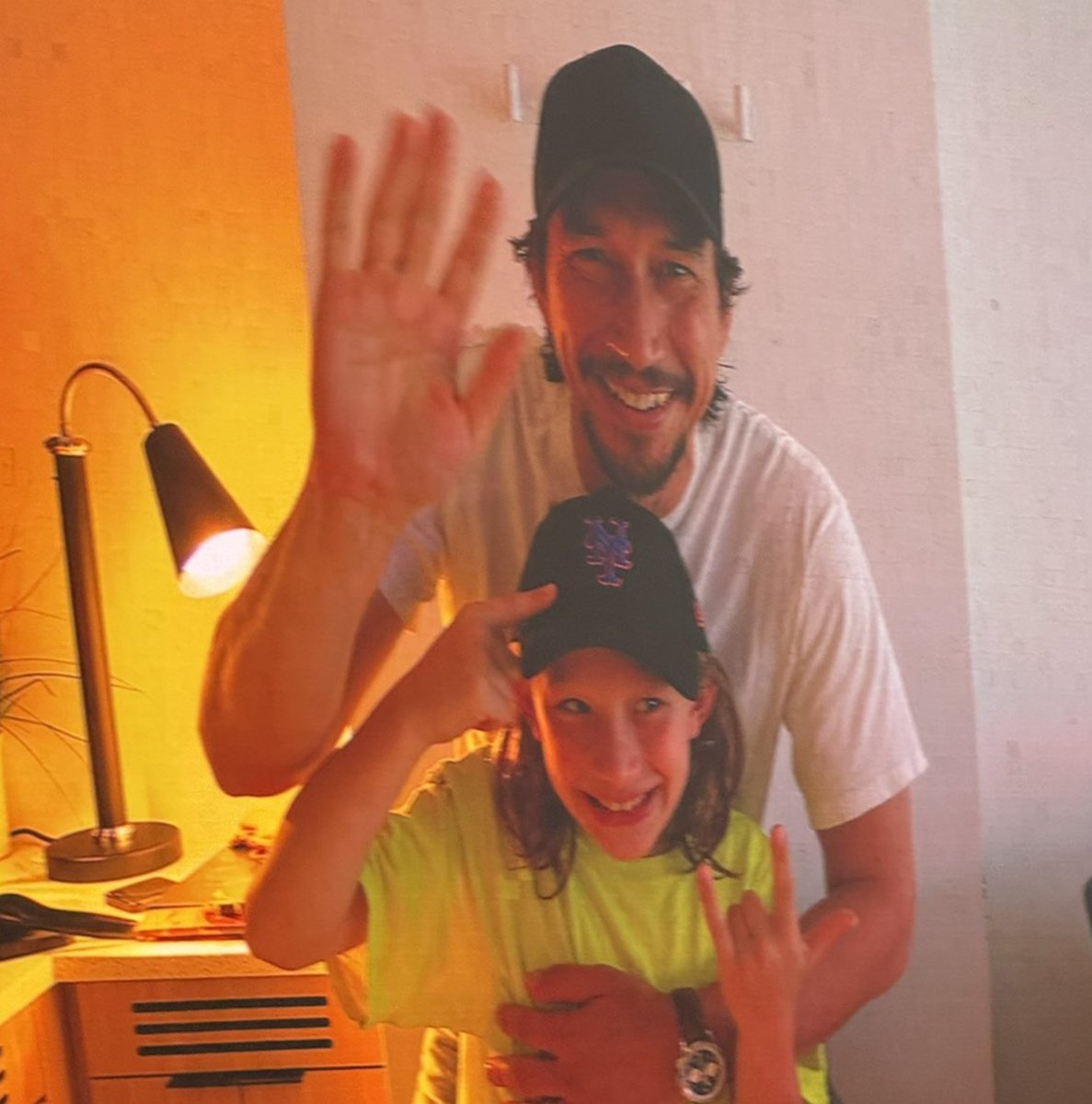 Ate_Lala_'s tweet photo. Baby Driver looks so much like Papa I can't even 🥺🥺🥺 https://t.co/Or3P7VSSbw
