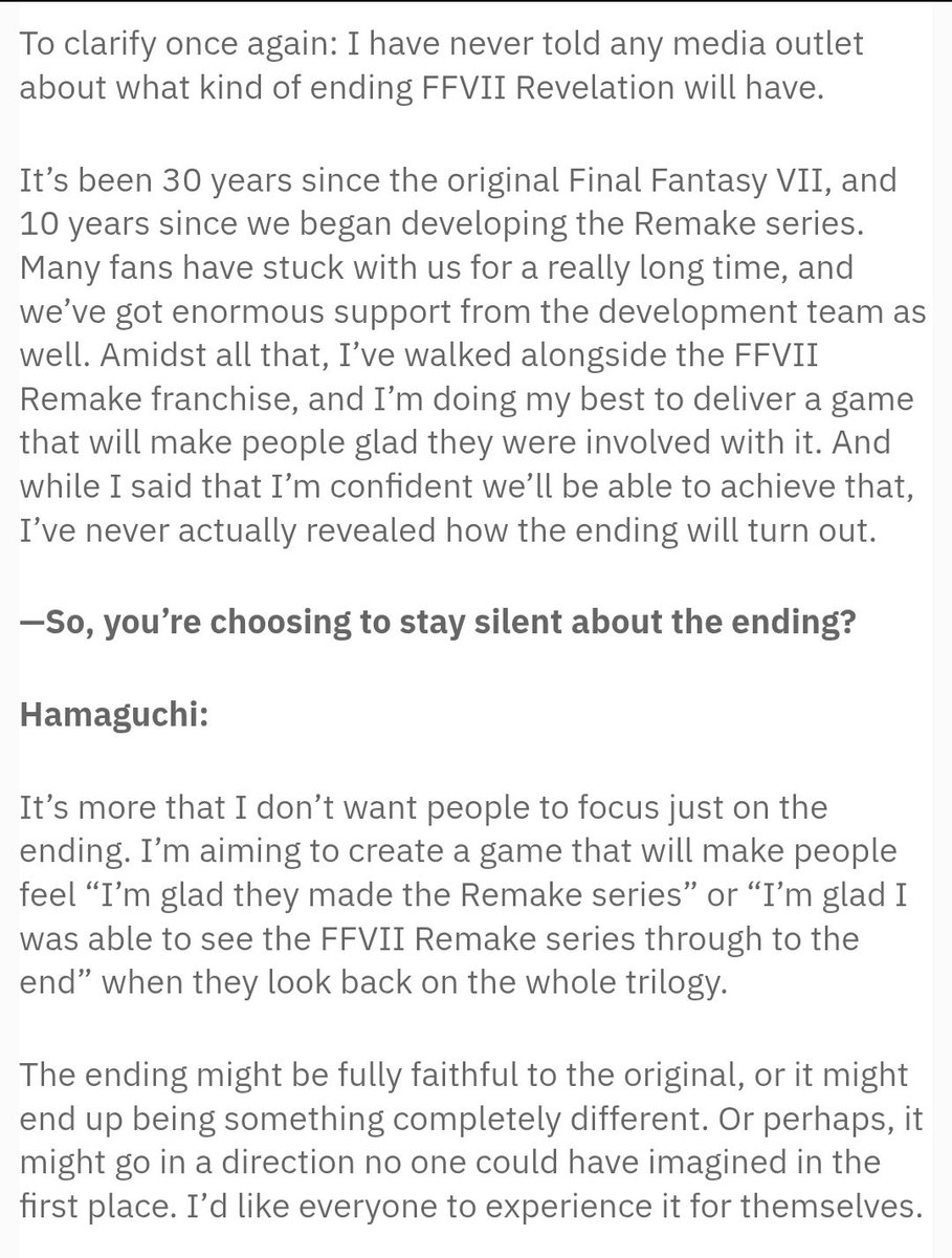 suga_high93's tweet photo. I'm cackling. For years, there are people who would always say that the devs said the trilogy will lead to AC. no matter how you tell them it was mistranslated / they didnt say it will lead to AC, *those* folks wont listen. 😂 maybe this one is clearer for you guys? https://t.co/RsrHw3bs0w