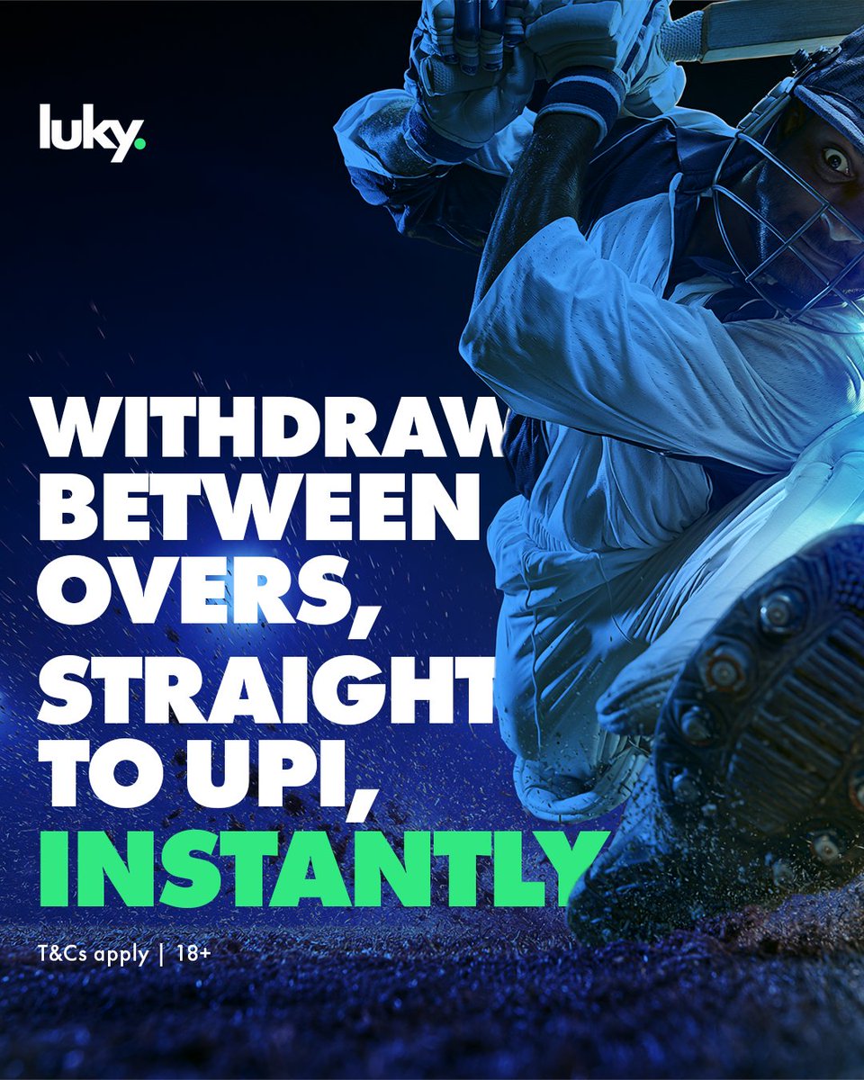 lukycricketIN's tweet photo. Try it now, and place your bet!
https://t.co/QmeuXtAzW7
#cricket https://t.co/ztIJ2D4fUx