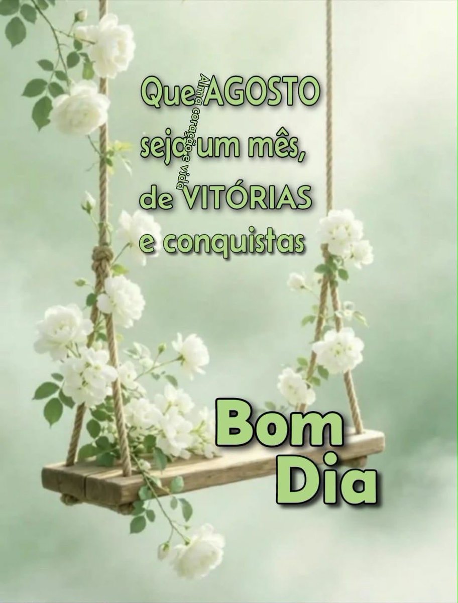 JosMorgad1's tweet photo. 🍃🤍🕊️🍃Um Abençoado “ Mês de Agosto “ para todos Nós…
Amém,
Z.*🍃🤍🍃
Sábado 🕊️01/08/2026 https://t.co/nG4vAIzRzC