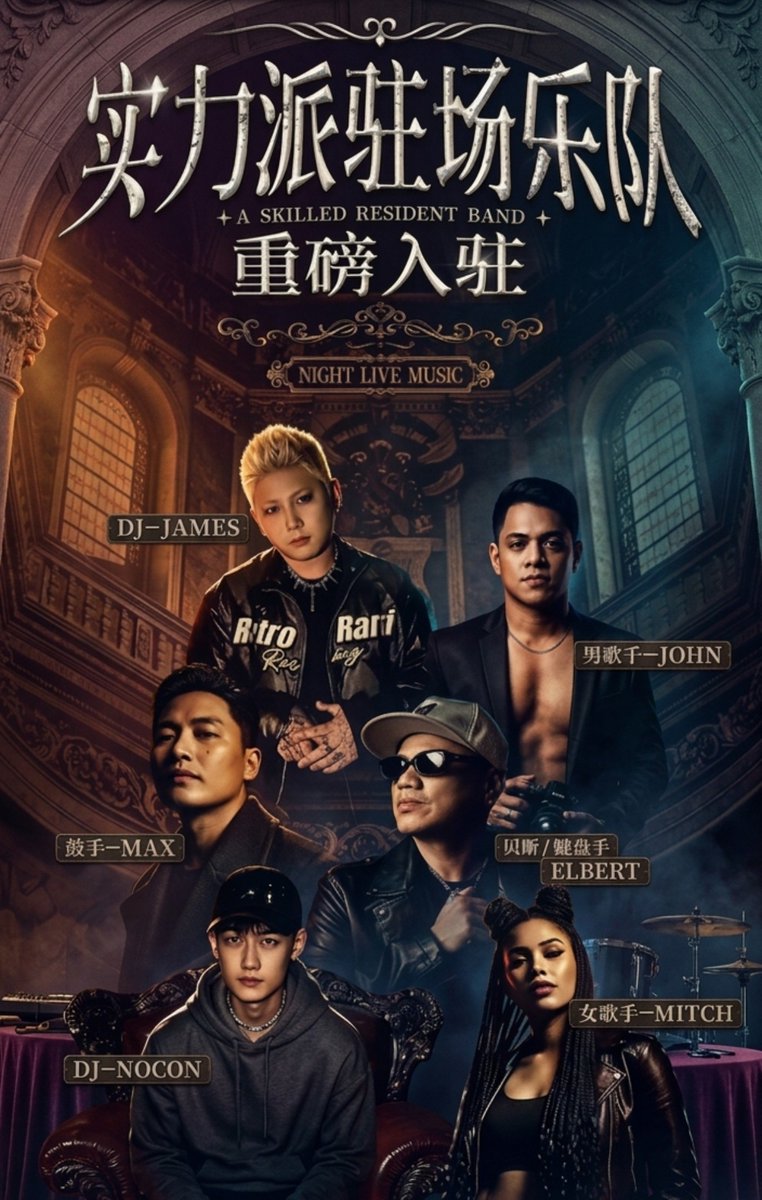Akosijohn1987's tweet photo. Get ready for the comeback, do you miss us ❓

Saturday night will be memorable, see you later people of Maoming let the good vibes begin at VillaNotte'China 🇨🇳

Banat! BLACKB⭕X BAND 🥁 https://t.co/NtLpFY9m4e