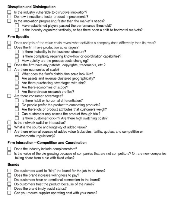 themattharbaugh's tweet photo. Michael Mauboussin's moat checklist

(Bookmark for later) https://t.co/f9M41HcXNb