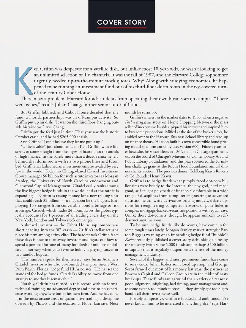 F_Compounders's tweet photo. A cover story on a young Ken Griffin https://t.co/dvnoPzICIh