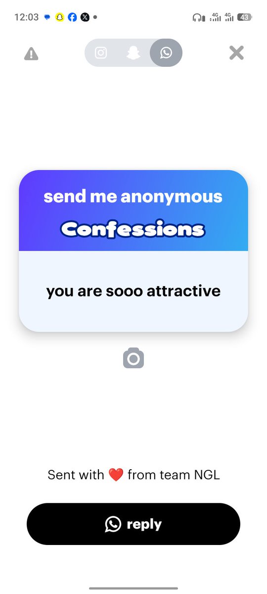 Lovemathsporn's tweet photo. I told my WhatsApp contacts to send me anonymous message 🤯 follow me because messege choke #anonymousmessage #alili https://t.co/tfoRzFnLny