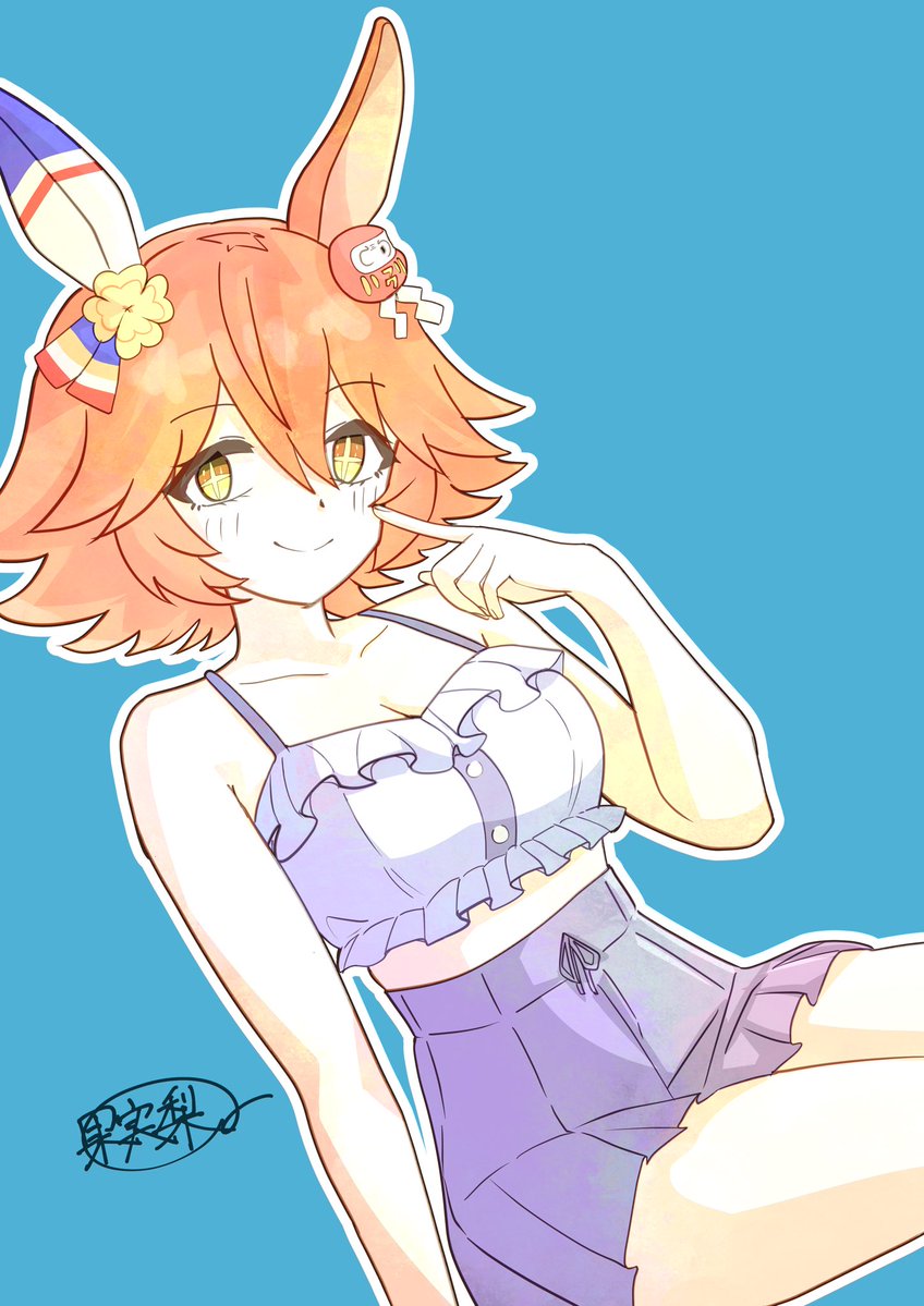 Kasaneri_'s tweet photo. #マチカネフクキタル 
水着フク https://t.co/KVD3eCxuIs