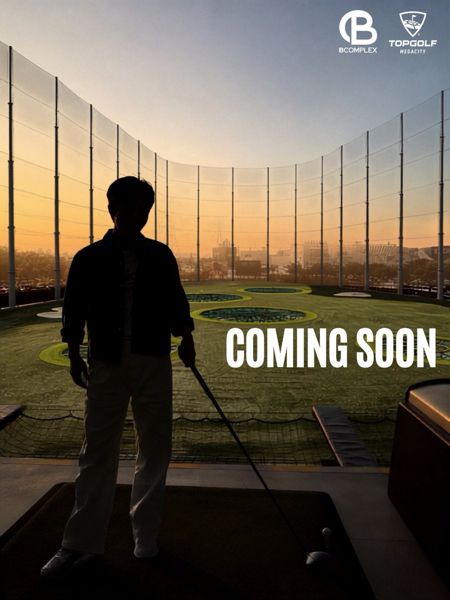 marchinlauv's tweet photo. พี่สาว+หลาน ชอบไดร์ฟ Golf Simulator
#พี่จอง ตอนอยู่เกาหลีชอบเล่นด้วยไหมนะ
“Coming Soon”
See B COMPLEX in a whole new setting.
A new experience.
A new destination.
Available at Topgolf.
#Topgolf #BCOMPLEXxTopgolf 🕶⛳️🏌♂️
#BCOMPLEX #TOBEYOURCOMPLETE https://t.co/4F6kmVMwWd