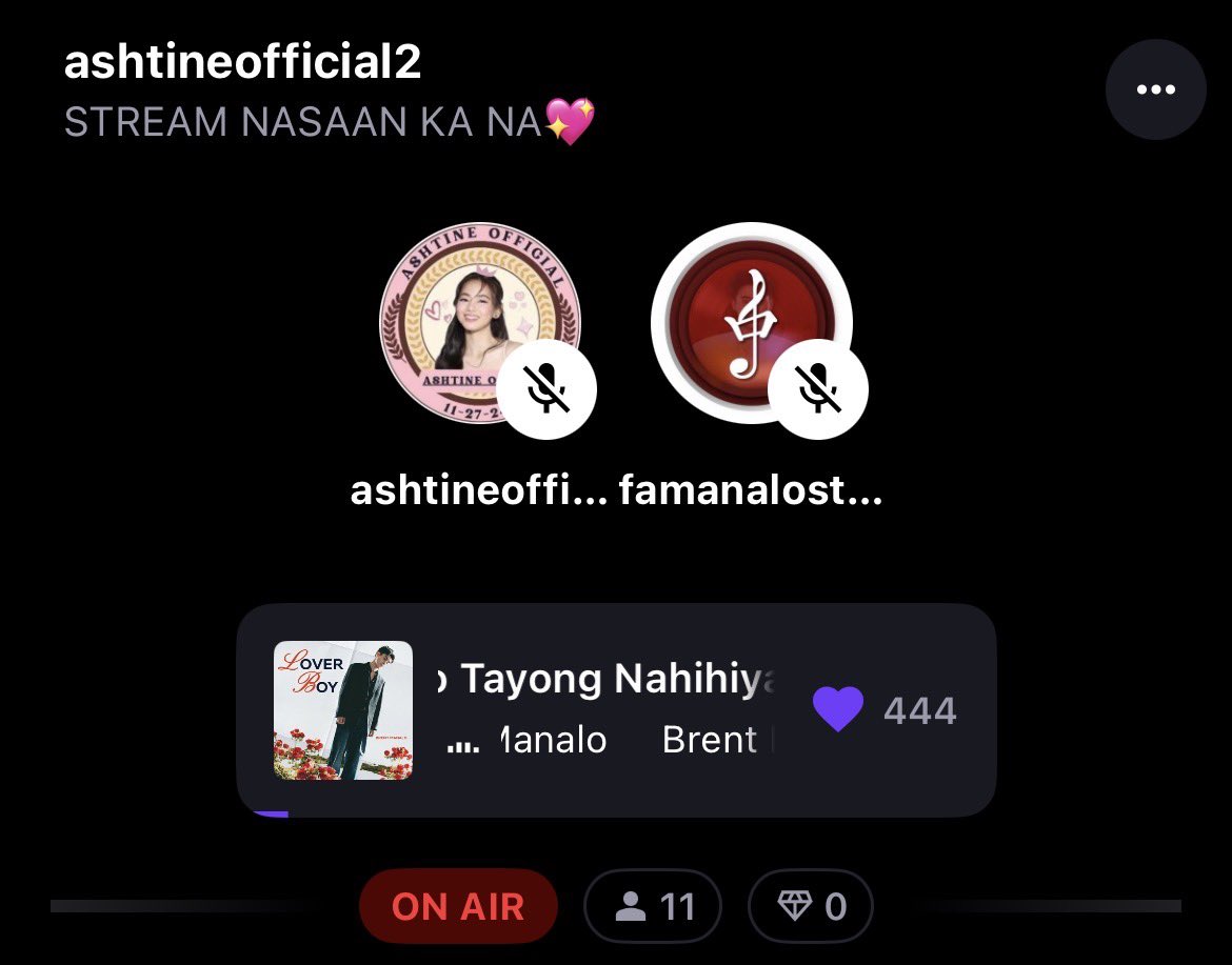 FAMANALOSTREAMS's tweet photo. ✨ Day 2 is LIVE! ♥️🎧

Join us on Stationhead as we stream with @AshtineOfficial from 7:00–9:00 PM! 🥀💗

🎙️ Day 2 of streaming is here—come listen, chat, and vibe with us!

🔎 Search: ashtineofficial2 ✨

See you there! 🙏🏻

#BrentManalo #AshtineOlviga https://t.co/XZ9RyojVls