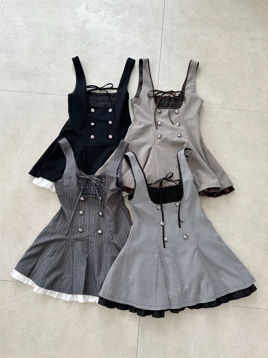 usg_unauna's tweet photo. 大人気のジャンスカから新色が登場したよ♡
しかも！今日23:59まで【15%オフ】で買えちゃうから、
ぜひ見に行ってみてね👼🏻💘#PR 

 https://t.co/a9menTCJN1 https://t.co/mQqI7GaFvy