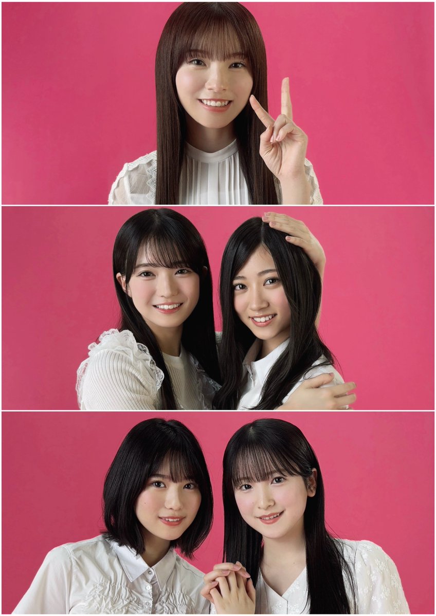 nogizaka46's tweet photo. 6期生 × コーセー スペシャルWebムービー第二弾が公開されました💄

森平
https://t.co/dmBuYWir8X

瀬戸口×川端
https://t.co/FAQtl0TqZV

増田×鈴木
https://t.co/6mqLAhfjLf

ぜひご覧ください☺️

#乃木坂46

https://t.co/f7wP4KJGZF https://t.co/5o6bPHeE06