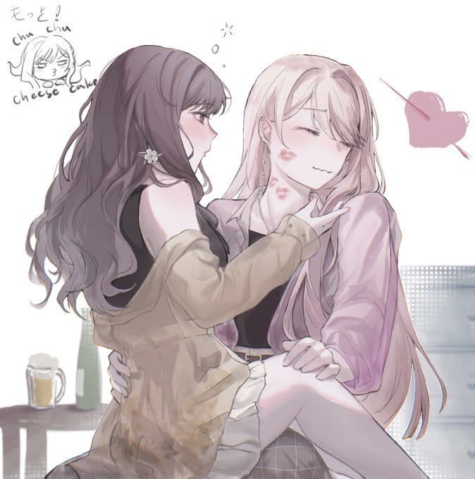 riu_atsuki's tweet photo. @Cesarsaitou Yo amo los dibujos Yuri de ena y Mizuki jsjsj https://t.co/0VVL1EZHiQ