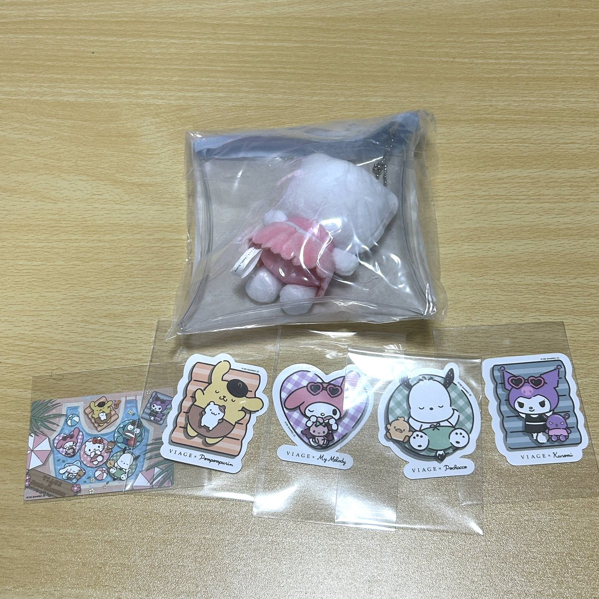_____0780's tweet photo. 【交換】
VIAGE／ヴィアージュ／ナイトブラ／サンリオ／サンリオキャラクター／マスコット／シール／特典

譲：キティちゃん ハローキティ
       写真のシール全て

求：シナモロール シナモンマスコット

郵送or都内手渡し⭕️

検索からでもお気軽にお声がけください！ https://t.co/YfQqaOFAZm