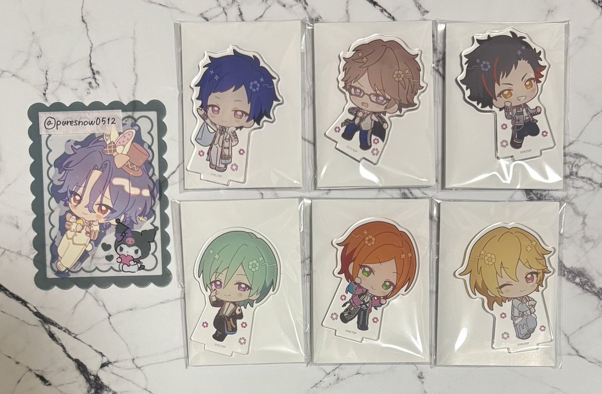 puresnow0512's tweet photo. 【交換/譲渡】 あんスタ アニカフェ

譲
画像のもの

求
ステッカー
チトセ ＞ 泉 みか 薫 ＞ カンナ 渉1 奏汰1
アクスタ
チトセ 泉 みか 薫 カンナ
or 定価＋送料 (PayPay)

交換 譲渡どちらも組み合わせによってはお断りさせていただきます

つづきます https://t.co/107Xe17VNk