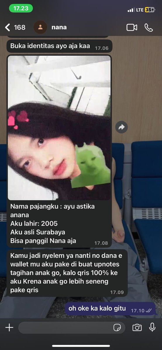 gloowstiick's tweet photo. [HELP RT ❗️]
haloo semuanyaa, siapa nih yang mau tau kelakuan owner GO Sharing by Nana yang bawa kabur uang 22jt++?? btww yang punya kenalan/bisa ngelacakk. boleeh doong bantu kamii ngelacak owner #GO #scam ini. https://t.co/qD3vbHXlJb