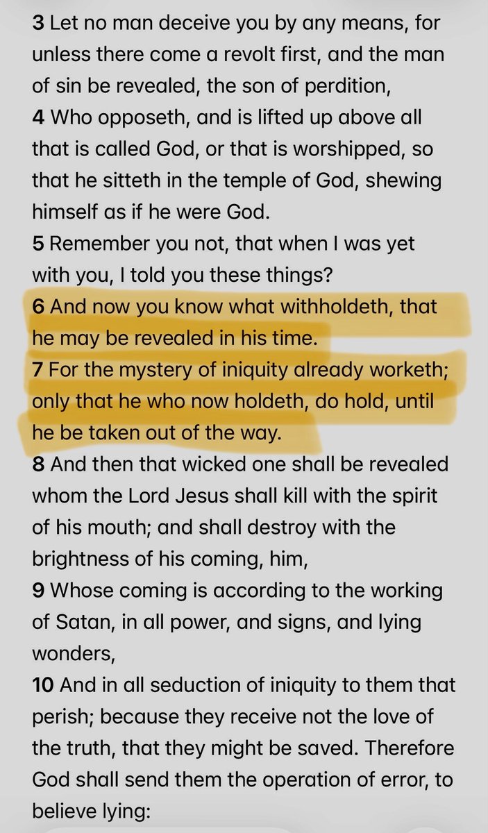Fernanflay's tweet photo. @TaylorRMarshall He’s not the Pope 

Interesting that when Jesus established the Papacy he did so by pointing back to Isaiah. Even more interesting is that Isaiah and Saint Paul appear to be speaking of the same future event. https://t.co/SqvAXKK8XQ