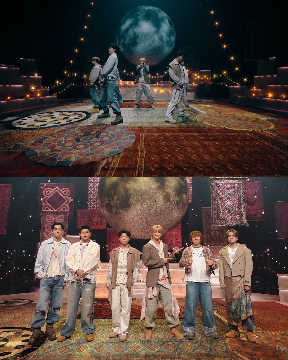 befirstbestyid's tweet photo. Foto panggung BE:FIRST dari @ntv_midnight akhirnya keluar! Di penampilan ini mereka bawain tiga lagu sekaligus! Mainstream, BE:FIRST ALL DAY, dan Missing. Tiga-tiganya berturut-turut, siapa yang gak bakal histeris coba 🔥    
#BEFIRST #BESTYINDONESIA #NTV_MIDNIGHT https://t.co/t5VD8Lb6Li