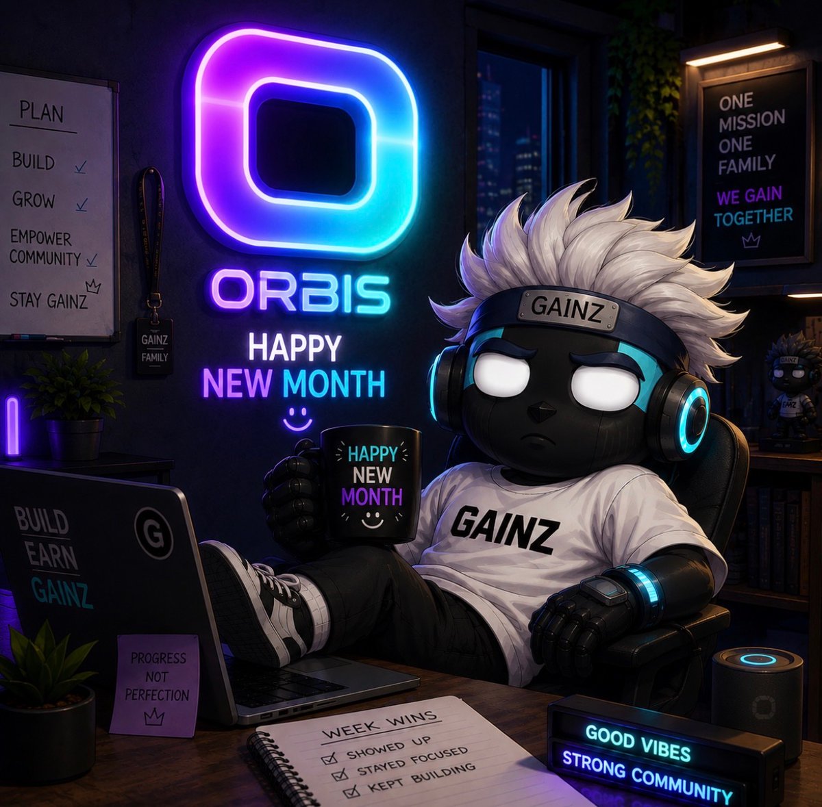 GAINZNFTs's tweet photo. GM GAINZ 🟣💎.
Happy Weekend and HNM💜

Another week of building, growing and ahowing up.
Recharge, enjoy the weekend, and touch some grass 🟣.

GYG on @OrbisOnSOL 🟣 https://t.co/lsWrRLPNOL