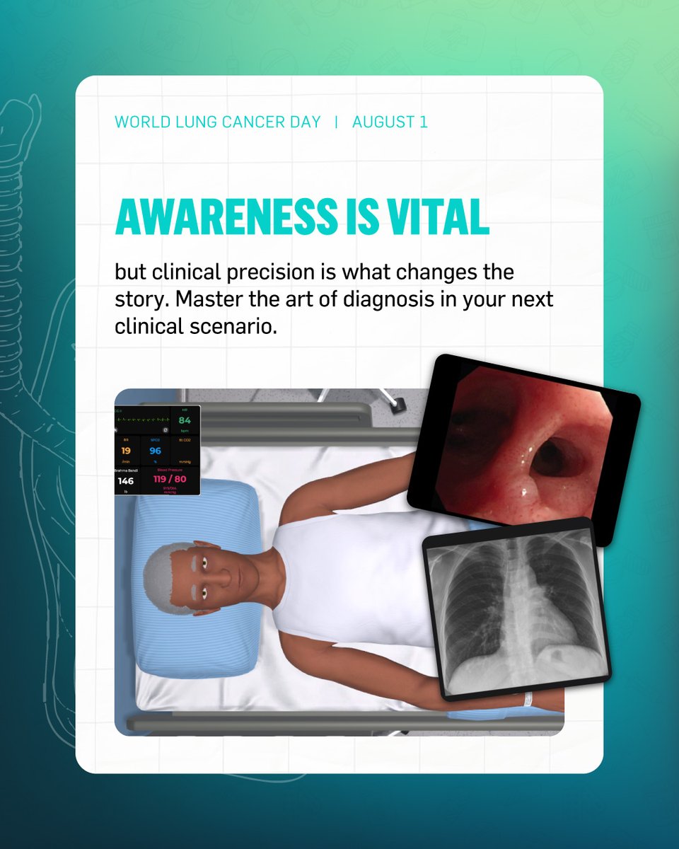 BodyInteract's tweet photo. Awareness is vital, but clinical precision is what changes the story. This #WorldLungCancerDay , we're asking: are health education programs doing enough to train early, confident diagnosis? See how Body Interact helps educators: https://t.co/SHNwMIsLoH https://t.co/mFkwQScKBs