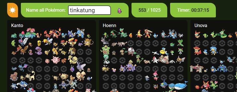 MudKryp's tweet photo. dude i just unironically accidentally typed 'tinkatung' while trying to list every pokemon from memory my brain is fried https://t.co/5waI068T6D