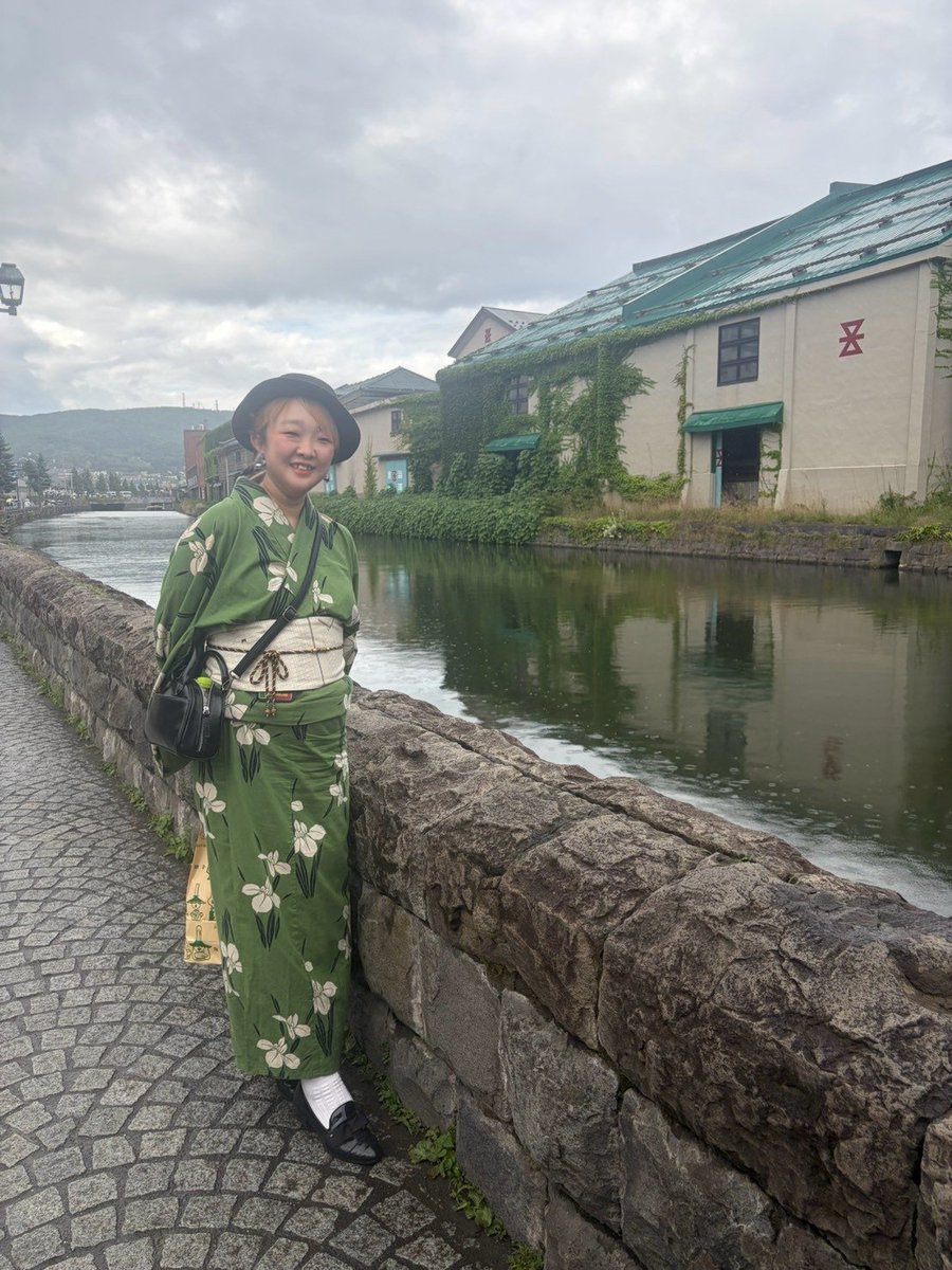xui00ell's tweet photo. 小樽言って遊んできた🥰なかよしのお友達と楽しくてニコニコのわたし👐帯をダブルリボン結びにしてみたよ https://t.co/yNwc9O3OUc