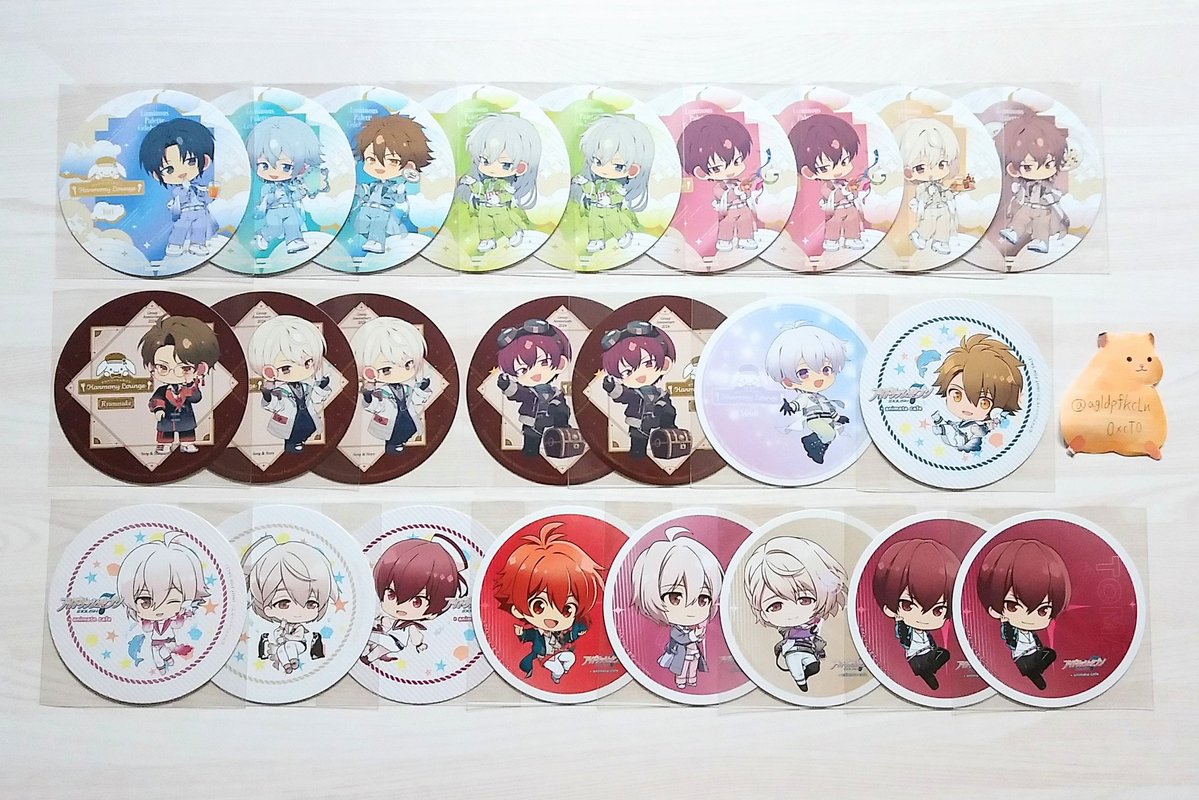 agIdpfkcLnOxcTO's tweet photo. 【交換・譲渡】アイドリッシュセブン アイナナ アニメイトカフェ アニカフェ アクリルスタンド アクスタ ステッカー コースター

譲:一織 環 壮五 陸 天 龍之介 千 悠 巳波 トウマ 虎於

求:同異弾 百 or 定価(+送料)

郵送、8/22幕張手渡し
コースターは今弾百との交換優先

よろしくお願い致します。 https://t.co/Odg3bMDmI1