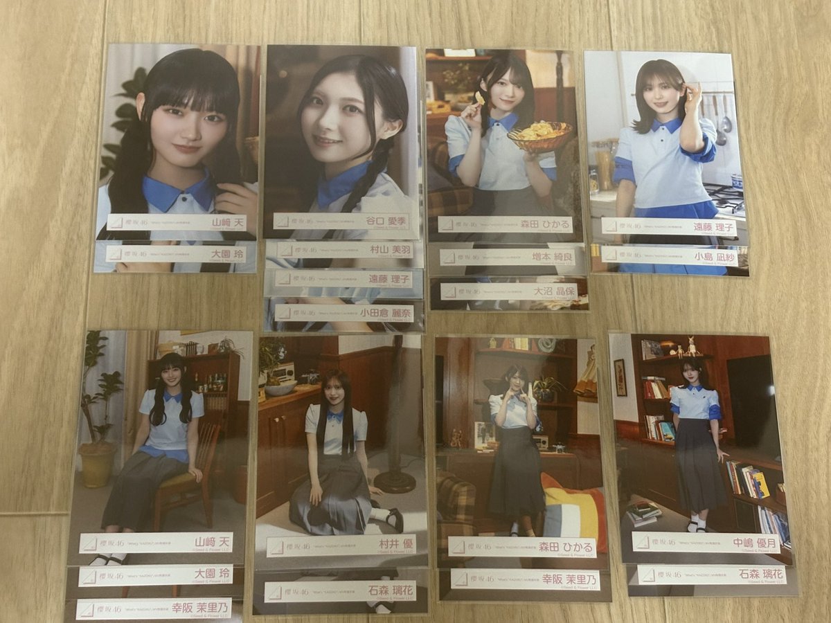 3K0EyFla2's tweet photo. 櫻坂46 生写真 トレ 
Whats KAZOKU? MV制服衣装

【譲】画像①
【求】画像②

郵送トレ📮
手袋開封してます
お気軽にお声掛けください https://t.co/j19ZgKr55w