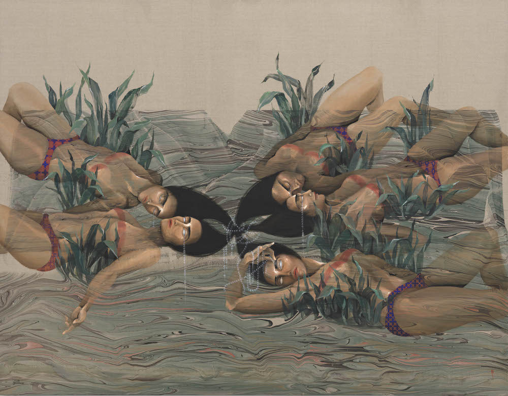 Artlyst's tweet photo. Hayv Kahraman: Interview of the Month, August 2026 – Paul Carey-Kent https://t.co/6w8FHYL8Xi The recurring female figures of Iraqi-born Hayv Kahraman serve as a semi-autobiographical tool to explore the trauma of displacement, gender-based oppression. @tate @SerpentineUK https://t.co/vOEIcTpQ9N