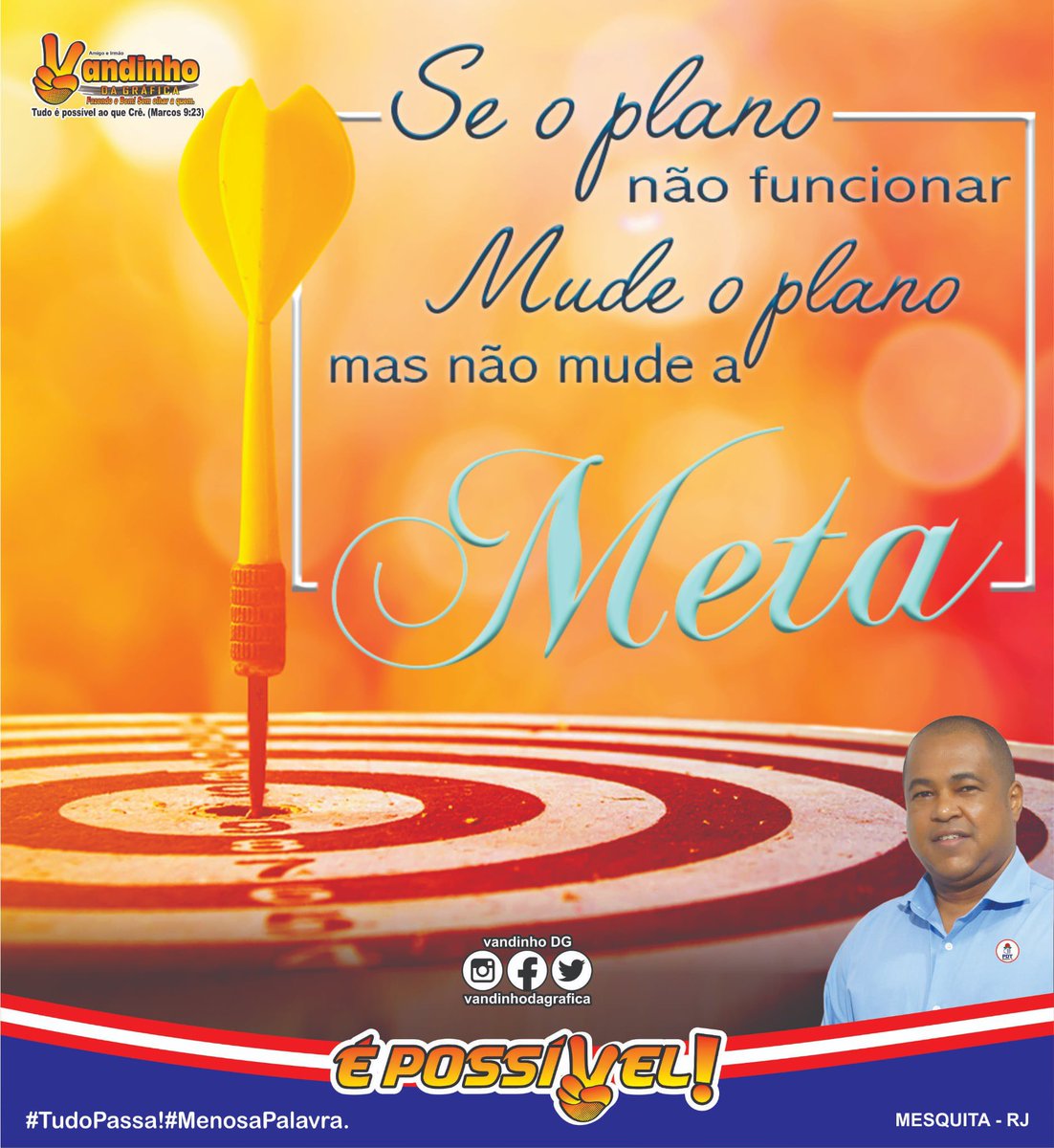 vandinhodgrj's tweet photo. Se o plano não funcionar, Mude o plano mas não mude a Meta. #TudoPassa!#MenosaPalavra.

#Deusabençoe!
#vandinhodagrafica
#gratidãoaDeus
#perseverar https://t.co/Xmi2WPIMvc