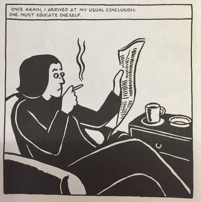 MenschOhneMusil's tweet photo. Persepolis, Marjane Satrapi. https://t.co/FJNH9Nl9io