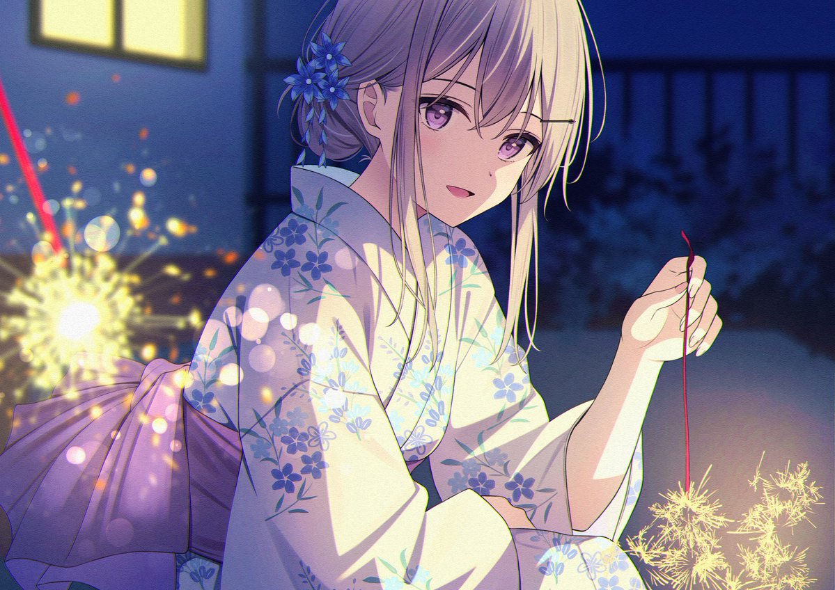 Senri_sen1's tweet photo. 恋と花火🎆 https://t.co/DC6VM4fpZE