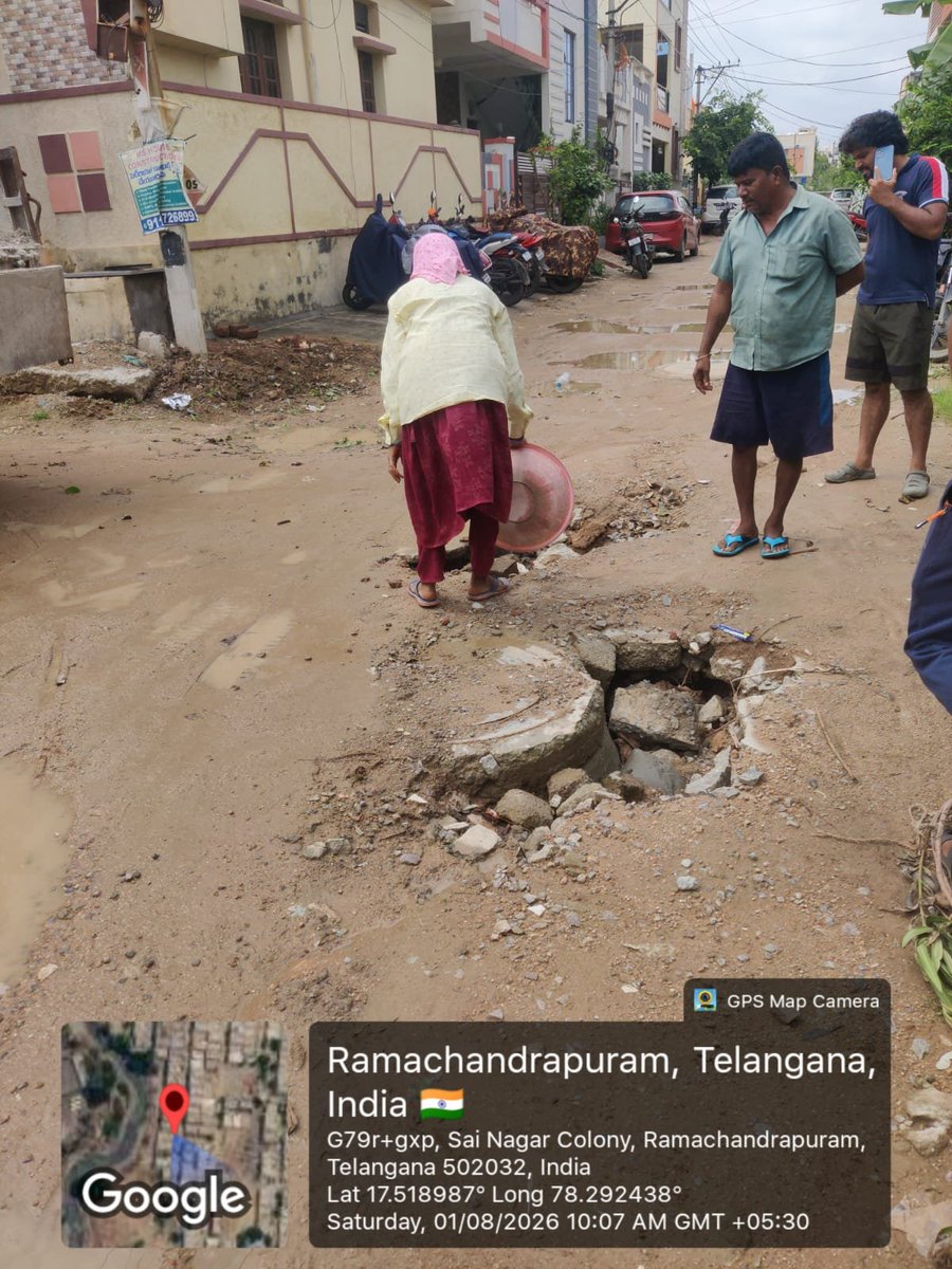 AE268269270's tweet photo. @slnma42920 @CMC_Offcl @DC_Ameenpur @revanth_anumula @GMRMLAPTC Dear citizen, attending the said complaint with our IRT team pl https://t.co/xQ2VOiq2p2