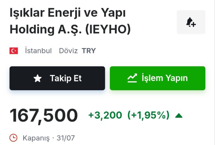Relax63600428's tweet photo. #ihlas @ihlasholdingas @spkgovtr Sayın Bakanım @abakingurlek #ieyho hissesi Mart 2022'de 0.70 kuruşmuş muş şimdi ne olmuş 167 bin TL Ama #ihlas hissesi 25 yıldır Yatırımcılardan Bedelli yaparak para topluyor hisse 1 TL yazık ya.! https://t.co/mU5eglL90r