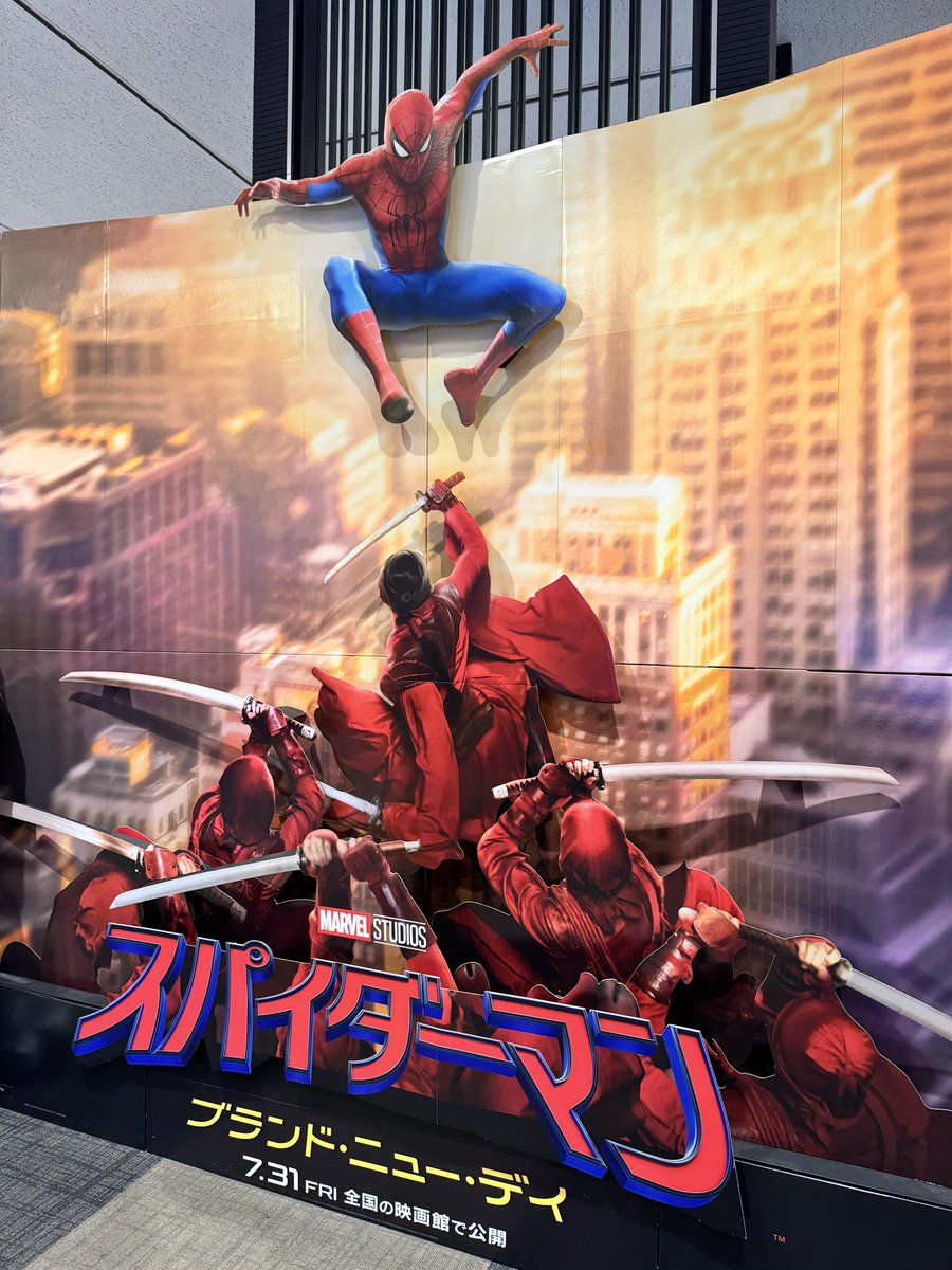 naoroad's tweet photo. 映画『スパイダーマン:ブランド・ニュー・デイ』鑑賞🕷️

前作が最高すぎたから、今作は物足りなさを感じるかも🤔 PlayStationでスパイダーマンやってた自分としては、ゲーム内のアクションが実写化したような印象🎮 メイおばさんの言葉、エモかったです🥹 https://t.co/Y8sANazp3A