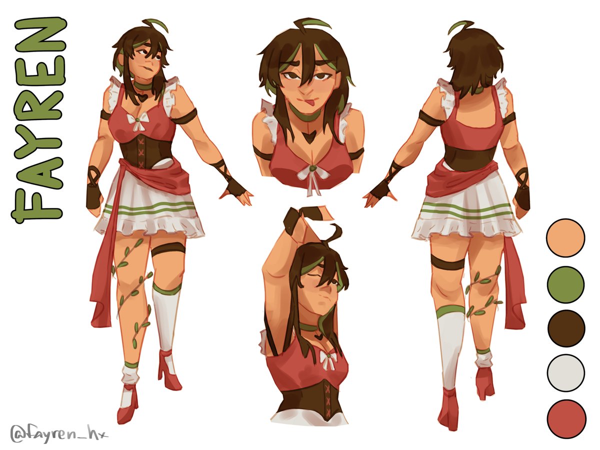 fayren_hx's tweet photo. i finally made a ref sheet for my sona https://t.co/qZmj3ICChN