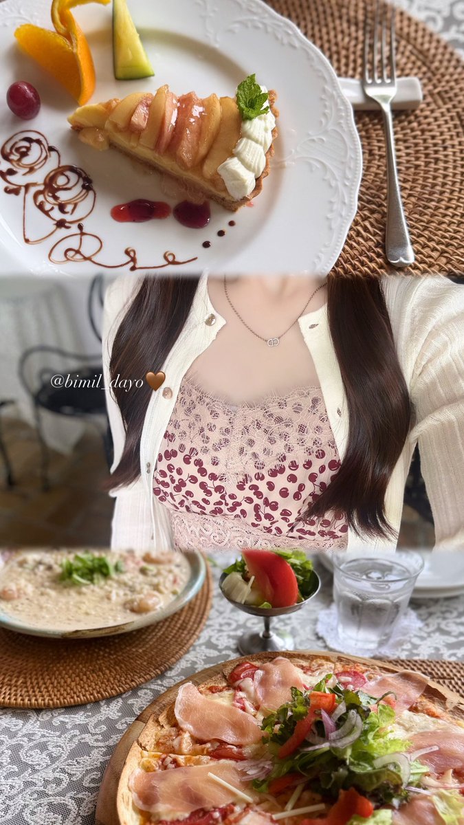 bimil_dayo's tweet photo. Cherry Pattern Camisole Dress着て素敵なカフェに行ってきた♩⟡.·
#herlipto https://t.co/iKI9zDZ8Vz
