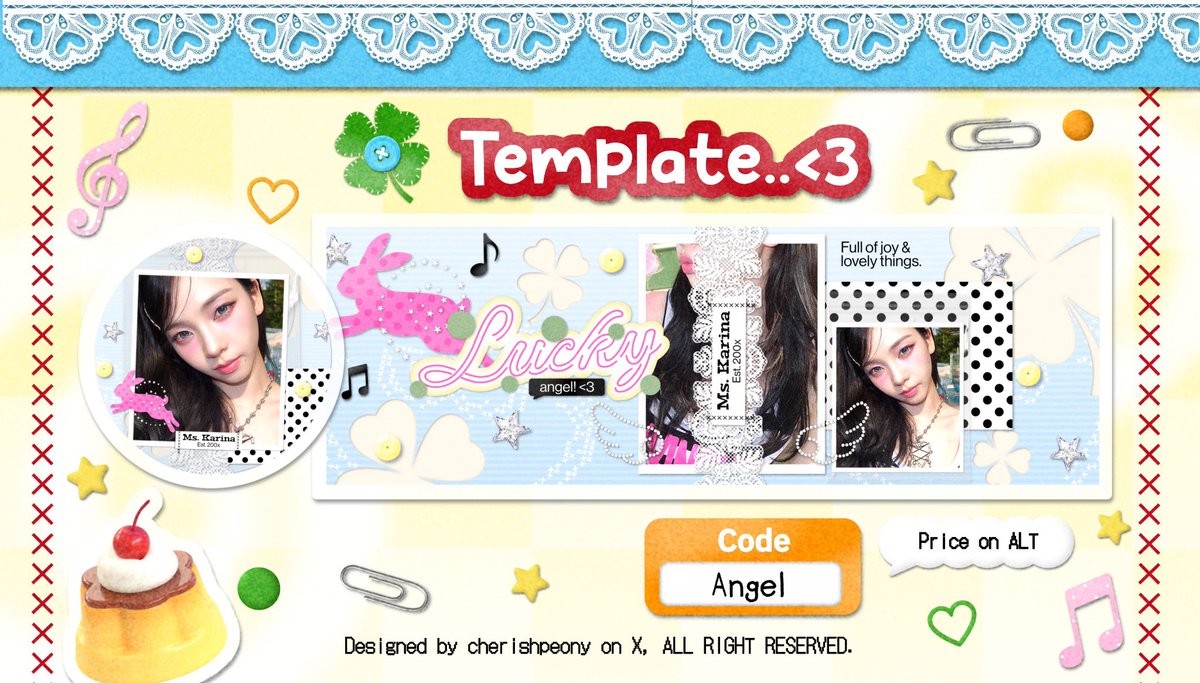 CherishPeony's tweet photo. Boleh help reoost? 💗 #bealanja

Hi there! Audrey punya 4 template layout designed IPV yang siap buat diadopt sekarang >__< suitable for 2D/3D &amp; available tutorial juga ya. Kindly scroll down for TNC &amp; more details ⭐️

🎹 LAYOUT MODEL NINGNING &amp; KARINA UFS! https://t.co/ihd4EifZnm