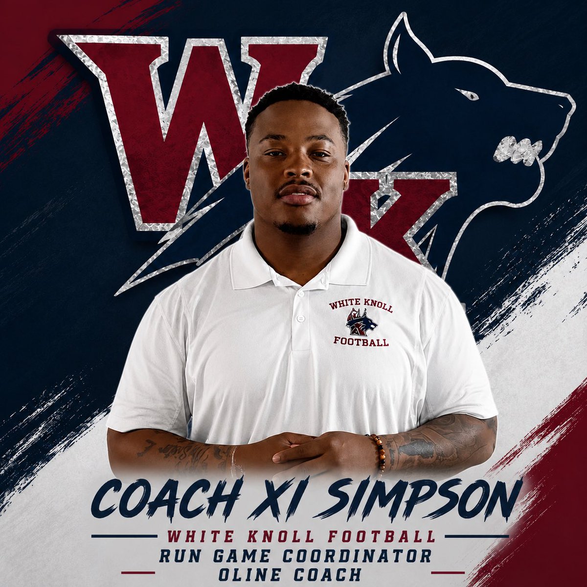 XiSimpson_51's tweet photo. Year 2! New city. New opportunities. New season starts NOW. Blessed for the journey ahead. Let’s WORK! 💙🐺 @KnollFootball @KnollAthletics https://t.co/baXzZ2b98k